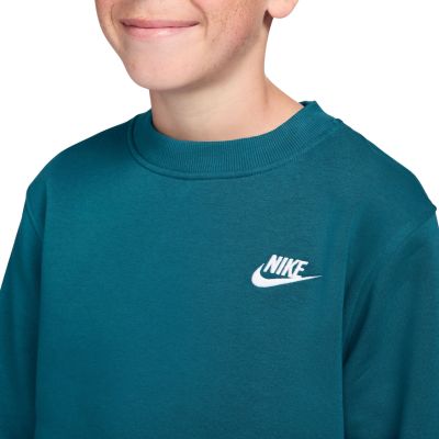 3. Nike Sportswear Club Fleece Kinder-Sweatshirt Grün FD3006 372