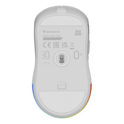 11. GENESIS Zircon XIII Gaming-Maus, beidhändig, RF Wireless + USB Typ-C, optisch, 26000 DPI