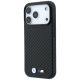 2. BMW M Carbon Metal Logo MagSafe Hülle für iPhone 17 Pro / 18 Pro - Schwarz