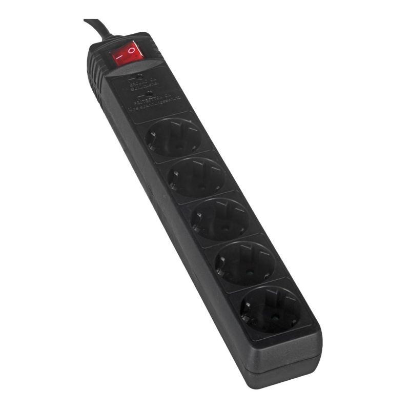 4. ENERGENIE SPG5-C-10 Steckdosenleiste (5 x VDE; 3 m; schwarz)