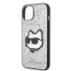 6. Karl Lagerfeld KLHCP14MG2CPS iPhone 14 Plus 6,7" Silber/Silber Hardcase Glitter Choupette Patch