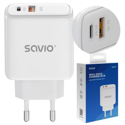 6. SAVIO 20W Schnelllade-Power Delivery 3.0 LA-12
