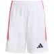 6. adidas Tiro 26 League Kindershorts weiß und rot KR0364