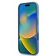5. Guess Umhängetasche aus Leder mit Metall-Logo und Strass für iPhone 16 Pro Max – Blau