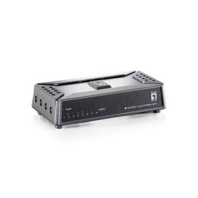 2. LevelOne FSW-0808TX Netzwerk-Switch, unmanaged Fast Ethernet (10/100), Grau