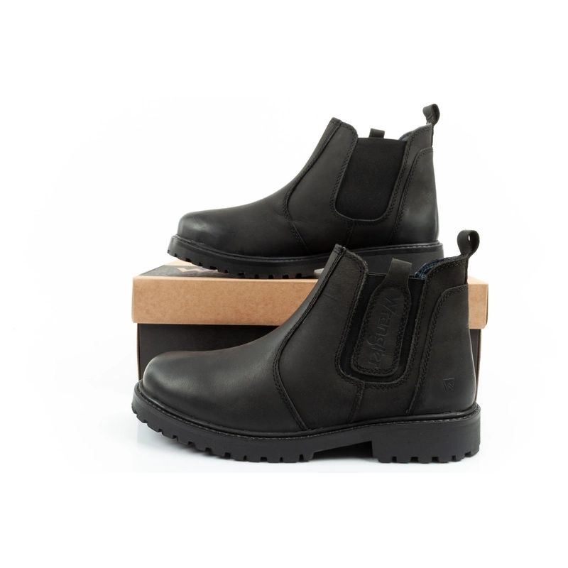 10. Wrangler Yuma Herrenschuhe Chelsea Boots elegante Leder Schlupfstiefel