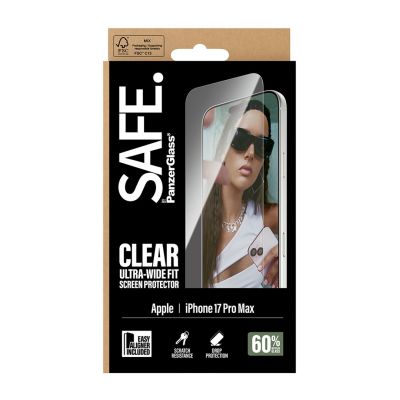 4. PanzerGlass Displayschutz | Apple | iPhone 17 Pro Max | Transparent | Ultra-Wide Fit mit EasyAligner