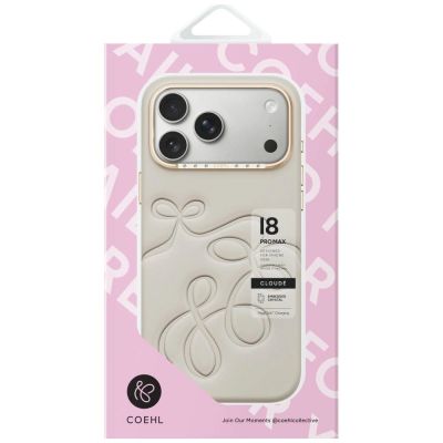 5. Uniq Coehl Cloude Magnetische Ladehülle für iPhone 18 Pro Max / 17 Pro Max – Beige