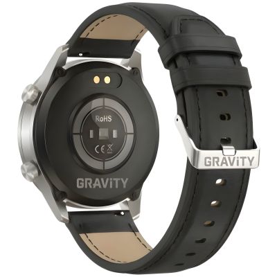 13. Smartwatch Gravity Silver 2 Armbänder GT10-7