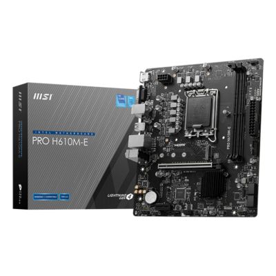 6. MSI PRO H610M-E Mainboard