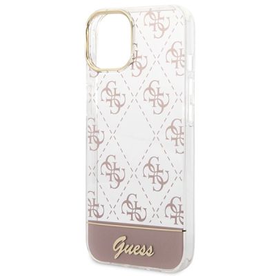 6. Guess GUHCP14MHG4MHP iPhone 14 Plus 6,7 "rosa / rosa Hardcase 4G Pattern Script