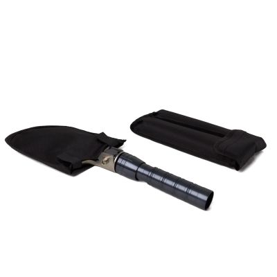 4. Wozinsky WSS-211 Überlebens- und Bushcraft-Schaufel, Multifunktionsmesser, Brecheisen, Feuersteinpfeife, Harpune, 21-in-1 - grau