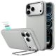 ESR Leder-Schutzhülle mit Ständer und MagSafe-Funktion für iPhone 18 Pro Max / 17 Pro Max – Grau