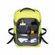 5. DICOTA P20471-17 Rucksack Schwarz, Grau, Gelb Recyceltes Polyethylenterephthalat (rPET)