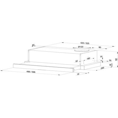 3. MAAN Corona 2 G 50 Teleskop-Sonnenschutzhaube schwarz - schwarze Glasfront