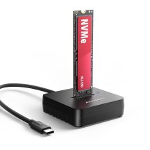 Axagon ADSA-M2C11L Festplatten-Dockingstation USB 3.2 Gen 2 (3.1 Gen 2) Typ-C Schwarz