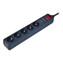 ENERGENIE SPG5-C-10 Steckdosenleiste (5 x VDE; 3 m; schwarz)