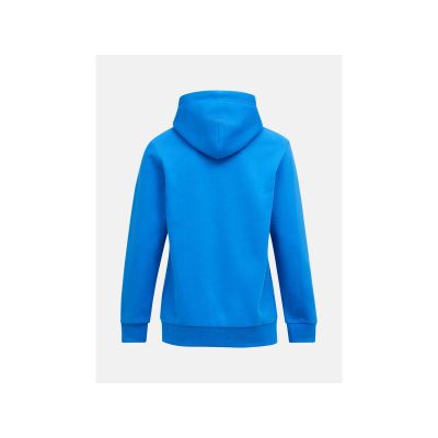 2. PEAK PERFORMANCE Herren-Kapuzenjacke mit kleinem Logo und Reißverschluss, Größe M, blau