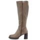 3. Damen-Khaki-Stiefel mit Absatz Potocki SZ12861