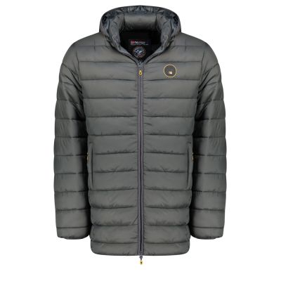 Geographical Norway Herrenjacke AMIGOMAP LONG HOOD DB DGREY MEN 233 DARK GRAY (WZ5086H/GN-GRIS FONCÉ)
