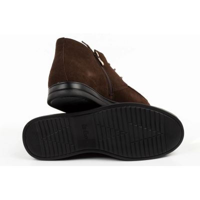 8. Elegante braune Leder-Ankle-Boots von Lee Cooper für Herren mit Reißverschluss