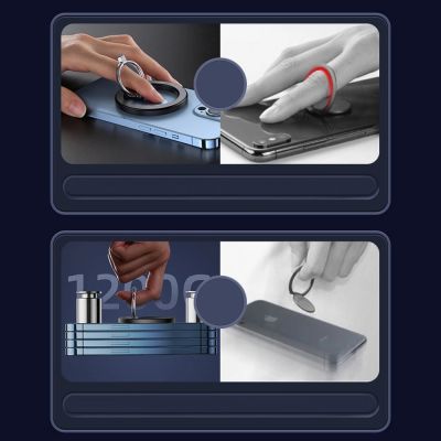 14. Joyroom Kit multifunktionaler magnetischer Autohalter Ring Telefonhalterung schwarz (JR-ZS294)