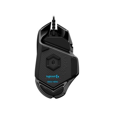 6. Logitech G502 Hero Maus 910-005470 (optisch; 16000 DPI; schwarz)