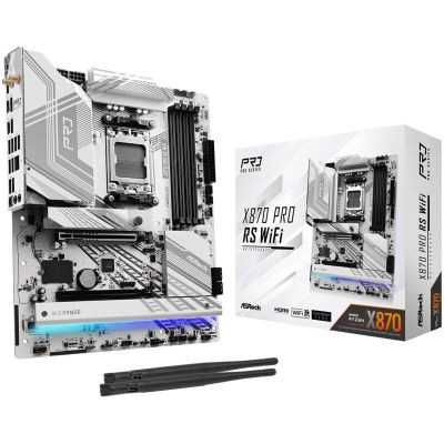 8. ASRock X870 Pro RS WiFi Mainboard