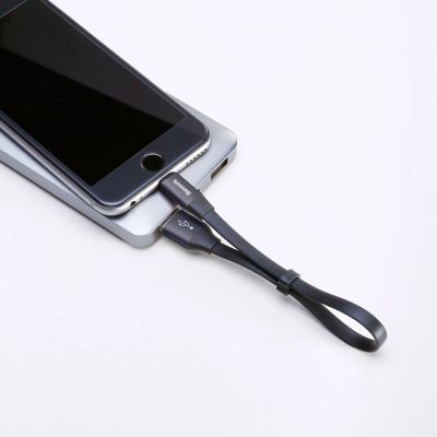12. Baseus Nimble USB-A / Lightning 2A-Kabel 0,23 m - Schwarz