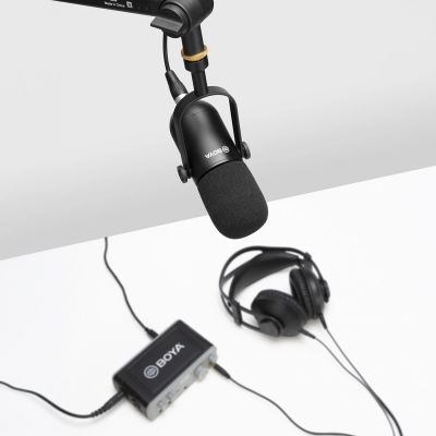 11. BOYA BY-DM500 Dynamisches XLR-Mikrofon mit Nierencharakteristik für Podcasts – Schwarz