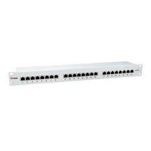 Ausstattung 19" Patchpanel 24xRJ45 Cat6 FTP 1U 250MHz RAL7035