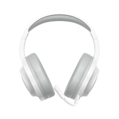 3. QCY Heroad V200 Tri-Mode Gaming-Kopfhörer mit 7.1-Sound, 240 Stunden Akkulaufzeit und abnehmbarem Mikrofon – Weiß