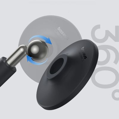 8. Baseus MagPro magnetischer Standhalter für das Telefon – Schwarz