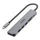 21. UNITEK HUB USB-C 7-in-1, HDMI 4K, PD 100W, 5GBPS, Aluminium