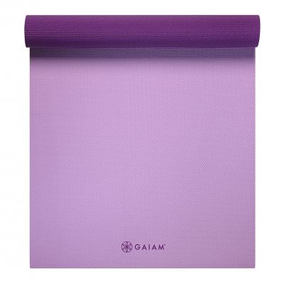 6. Gaiam Plum Jam Doppelseitige Yogamatte 6 mm 60526