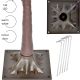 4. DEKORATIVER BAUM 144 LED 150 CM BRAUN
