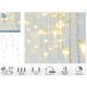 13. Weihnachtsbaumbeleuchtung, Außenbeleuchtung, 360°-LED-Steuerung, Timer, warmweißes, transparentes Kabel
