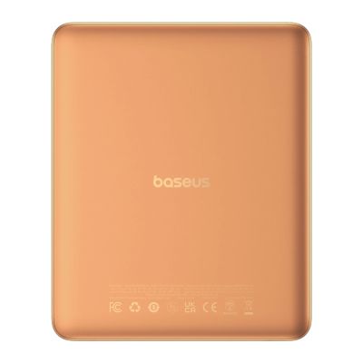 4. Baseus Blade2 12000mAh 65W Powerbank mit Digitalanzeige (mit Baseus Mini White Series USB-C - USB-C 100W (20V/5A) 50cm weißes Kabel) - Orange