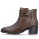 3. Braune Damen-Ankle-Boots aus Leder mit Blockabsatz, Modell Rieker 73953-27