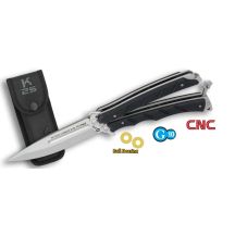 K25 02263 Balisong CNC-Messer mit Kugellager