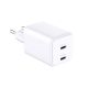 5. 3mk Hyper Charger PD 45W QC4+ PPS 2C Schnelllade-Netzteil 2.0 – Weiß