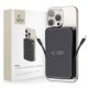 Tech-Protect LifeMag PB31 Powerbank mit MagSafe 10000 mAh 15 W USB-C/USB-A/integriertes USB-C/ Lightning Kabel – Schwarz