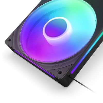 5. NZXT RF-U24HF-B1 Computer-Kühlsystem, Gehäuselüfter, Schwarz