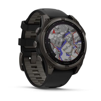 7. Garmin Fenix 8 Solar Saphir Titan Carbon Grau Uhr