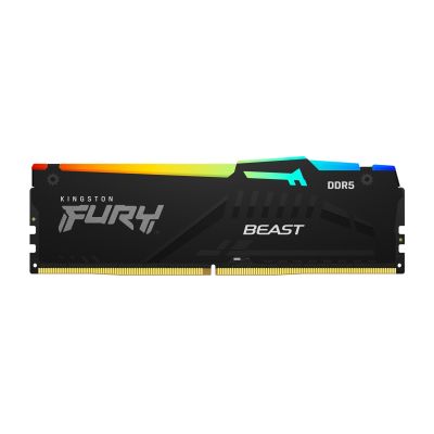 10. Kingston Technology FURY Beast RGB Speichermodul 16 GB 1 x 16 GB DDR5 5200 MT/s