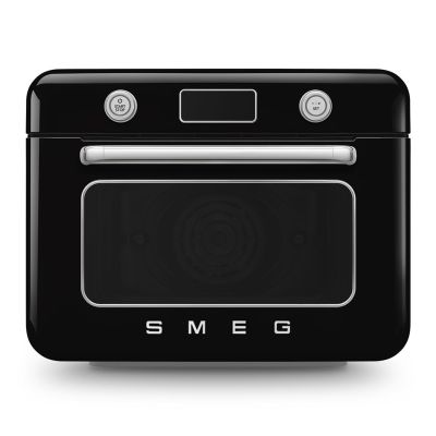 4. Smeg COF01BLEU Kleine schwarze Dampfgarerknöpfe, Drehknopf