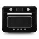 4. Smeg COF01BLEU Kleine schwarze Dampfgarerknöpfe, Drehknopf
