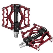 Rockbros JT201012LR 2010-12L Aluminium-Plattformpedale für Fahrräder – Rot