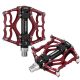 Rockbros JT201012LR 2010-12L Aluminium-Plattformpedale für Fahrräder – Rot