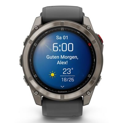 9. Garmin Fenix 8 Pro AMOLED 51mm Saphir-Titan Sportuhr